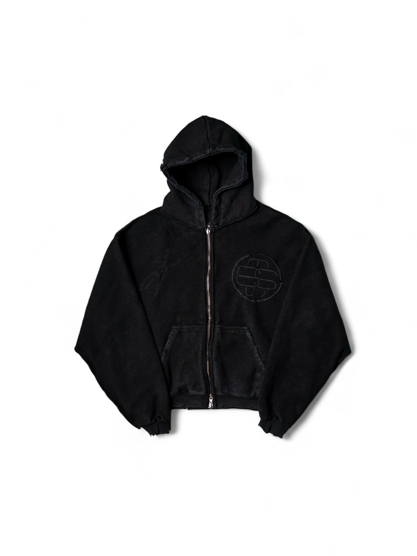 .Reversible Cross Hoodie